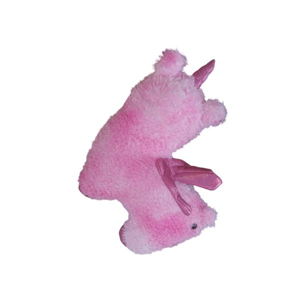 FAO Schwarz Pink Llamacorn Stuffed Animal Glow Brights Winged Llamacorn Plush - Picture 4 of 12